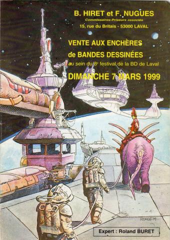 Comics - Reference Books -  - Rougé - Laval 07/03/1999 - catalogue vente aux enchères de bande dessinée