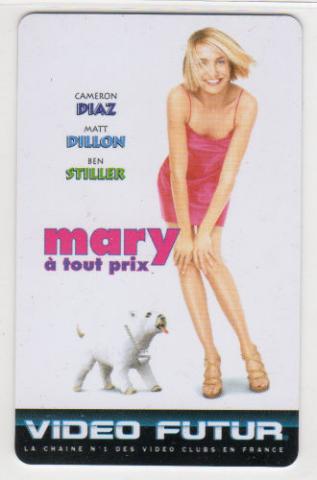 Cinema -  - Video Futur - Carte collector n° 58 - Mary à tout prix - Cameron Diaz/Mat Dillon/Ben Stiller