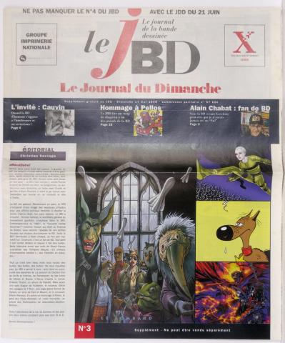 Le JBD, le Journal de la bande dessinée n° 3 -  - Le JBD/Le Journal de la bande dessinée n° 3 - 17/05/1998 - supplément au Journal du Dimanche