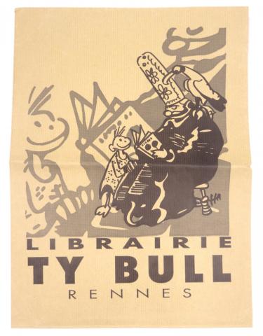 Le GÉNIE DES ALPAGES - F'MURR - F'Murr - Librairie Ty Bull Rennes - pochette kraft illustrée - 28 x 38 cm