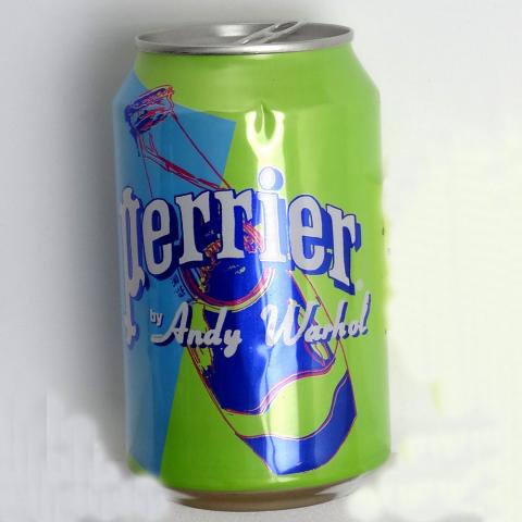 Fine and applied arts -  - Andy Warhol - Perrier - cannette