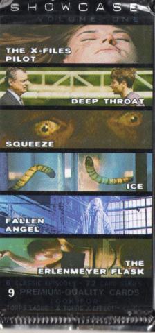 X-Files Trading cards -  - X-Files - Topps - Trading cards - 1997 - The X Files Showcase - volume one - 9 Widescreen Premium-Quality Cards