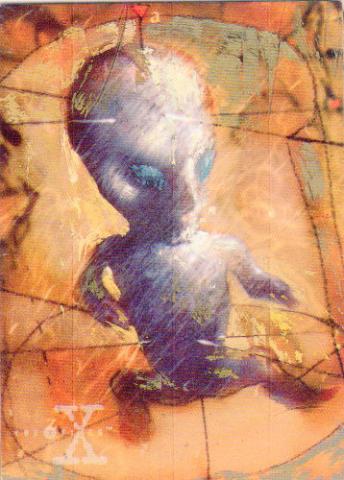 X-Files Trading cards -  - X-Files - Topps - Aux frontières du réel - 1996 - trading cards - 33 - Episodes - 1X23 Les Hybrides