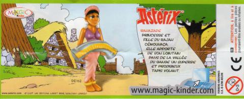 Uderzo (Asterix) - Kinder - Albert UDERZO - Astérix - Kinder 2009 - Astérix 50 ans - Rahazade - BPZ seul