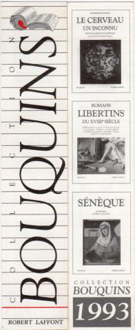 Bookmarks -  - Robert Laffont - collection Bouquins 1993 - marque-page