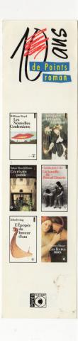 Bookmarks -  - Seuil - 10 ans de Points roman - marque-page