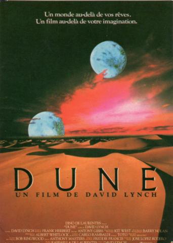 Sci-Fi/Fantasy Movie -  - Dune - Sonis - carte postale d'après l'affiche du film de David Lynch