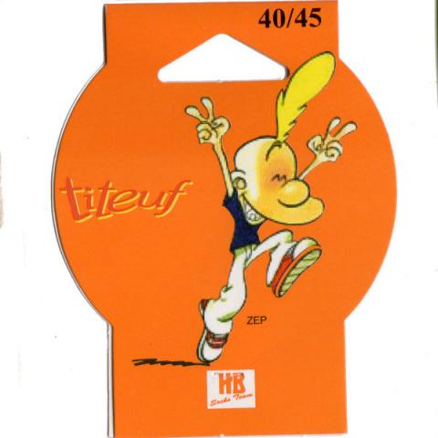 TITEUF -  - Titeuf - HB Socks Team - étiquette pour chaussettes 40/45