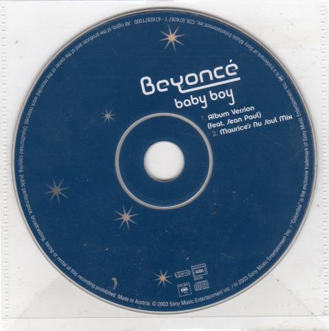 Audio/Video - Pop, rock, jazz -  - Beyoncé - Baby Boy - CD simple 2 titres