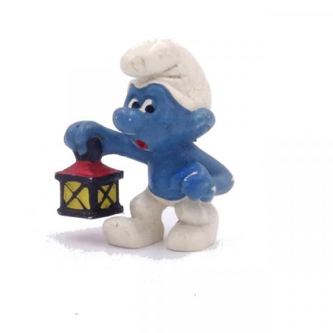 Peyo (Smurfs) - Figurines - PEYO - Schtroumpfs - Schleich - 20024 - Schtroumpf à la lanterne - figurine