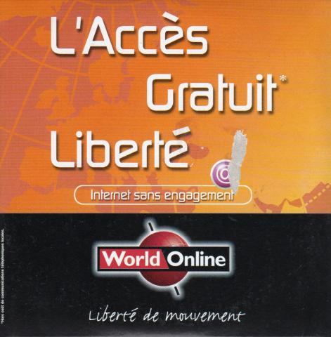 Collections, Creative Leisure, Model -  - World Online - L'Accès Gratuit Liberté, Internet sans engagement - CD-rom d'installation