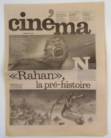 RAHAN - André CHÉRET - Libération cinéma - mercredi 16 juin 2004 - Rahan, la pré-histoire