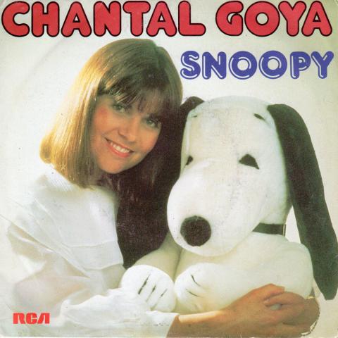 PEANUTS -  - Chantal Goya - Snoopy/Le mystérieux voyage - disque 45 tours - RCA PB 61517