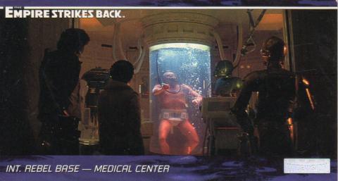 Star Wars - images -  - Star Wars - Topps - Empire Strikes Back - Widevision - #10 Int. Rebel Base - Medical Center