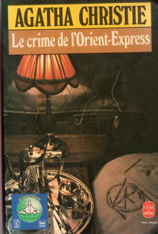 LIVRE DE POCHE - Agatha CHRISTIE - Le Crime de l'Orient-Express