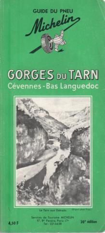 Geography, travel - France -  - Guide du pneu Michelin - Gorges du Tarn, Cévennes-Bas Languedoc Été 1965 (Guides Verts)