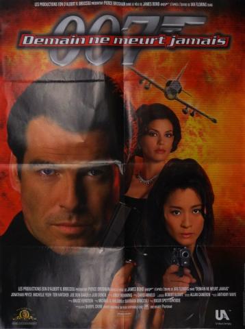 Cinema -  - James Bond 007 - Demain ne meurt jamais - 1997 - Affiche promotionnelle - 60 x 80 cm