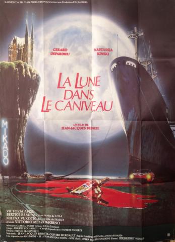 Cinema -  - Jean-Jacques Beineix - La Lune dans le caniveau - 1983 - Affiche de cinéma - 115 x 160 cm