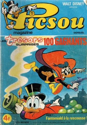 PICSOU -  - Picsou Magazine n° 75 - mai 1978 - Fantomiald à la rescousse !