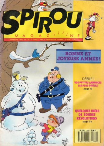SPIROU (magazine) -  - Spirou - année 1990 - Lot de 18 magazines