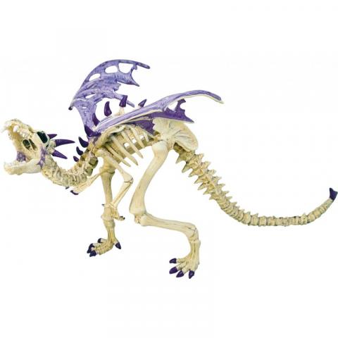 Plastoy figures - Dragons N° 60230 - Purple skeleton dragon