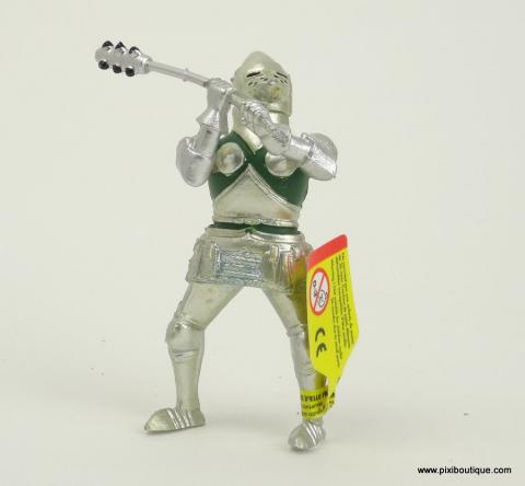 Plastoy figures - Knights N° 60499 - Chevalier masse d'arme pourpoint vert