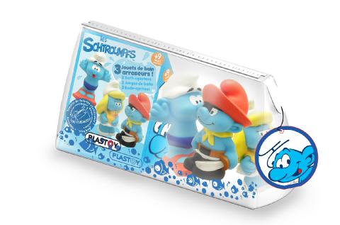 Children and Educational Games - Edutainment Games & Toys N° 80542 - Smurfs Bath Set - Toiletry Bag + 3 Bath squirters