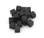 Wooden cubes 0,8 cm 8 x 8 x 8 mm - Set of 20 Colour : Black