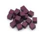 Wooden cubes 0,8 cm 8 x 8 x 8 mm - Set of 20 Colour : Purple