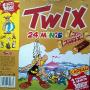 Uderzo (Asterix) - Advertising - Albert UDERZO - Astérix - Twix - emballage 500 g - éléments du village : sanglier, bouclier arverne