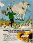 Hergé - Advertising - HERGÉ - Tintin - Fruit d'Or - 1984 - Publicité pour la margarine - 4 modèles différents tirés d'un magazine
