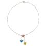 Pixi bijoux Kids (jewels) - Barbapapa - color hearts silvery necklace