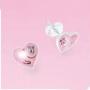 Pixi bijoux - Barbapapa - pink heart earrings