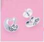 Pixi bijoux - Barbapapa - silvery earrings