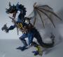 Plastoy - Translucent Blue Dragon in Armor