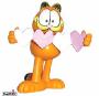 Plastoy - Garfield with hearts