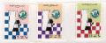 Philatélie - Libye - 1976 - Arab Chess Olympiad - 15 Dh/30 Dh/100 Dh - série complète