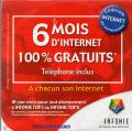 Infonie - 6 mois d\'Internet 100% gratuits téléphone inclus - CD-rom d\'installation