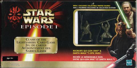 Star Wars - jeux, jouets, figurines - George LUCAS - Star Wars - Episode I - Clash of the Lightsabers card game/Jeu de carte affrontement des sabres laser