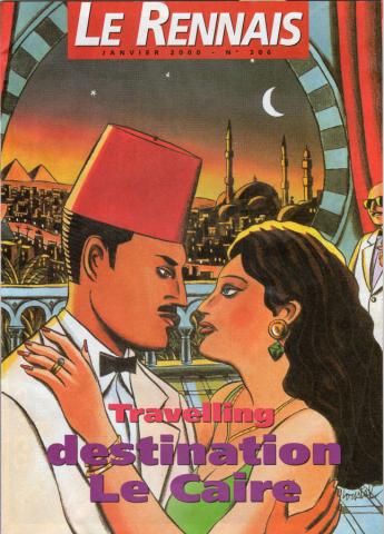 Bande Dessinée - Loustal (Documents et Produits dérivés) - Jacques de LOUSTAL - Loustal - Travelling Le Caire 2000 - Le Rennais, illustration de couverture