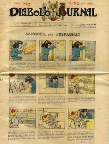 Bande Dessinée - DIABOLO JOURNAL - 1907-1921 n° 10 -  - Diabolo Journal n° 10 - 7 mars 1915 - Asmodée