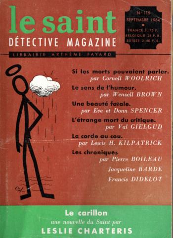 Policier - FAYARD Le Saint Détective Magazine n° 115 -  - Le Saint détective magazine n° 115 - septembre 1964