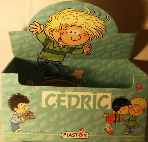 Bande Dessinée - CÉDRIC - LAUDEC - Cédric - Plastoy - boîte présentoir carton vide pour présentation de la collection de figurines Cédric