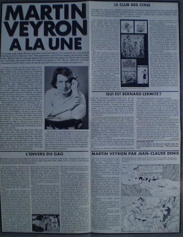 Bande Dessinée - (À SUIVRE) n° 22 - Martin VEYRON - À suivre n° 22 - novembre 1979 - seulement le supplément central (Martin Veyron) (sans le magazine)