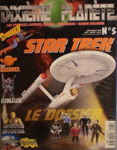 Dixième Planète n° 5 -  - Dixième planète n° 5 - juin-juillet 2000 - dossier Star Trek/Maîtres de l'Univers/Shadoks/Superman/Envahisseurs
