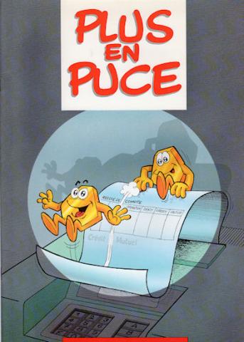 Bande Dessinée -  -  - Plus en puce ou les tribulations de deux puces électroniques - Crédit Mutuel Champagne-Ardennes - 1988 - bande dessinée publicitaire
