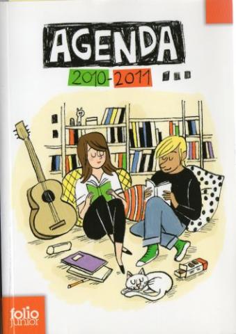 Varia (livres/magazines/divers) - Gallimard Folio junior -  - Folio Junior - Agenda 2010-2011