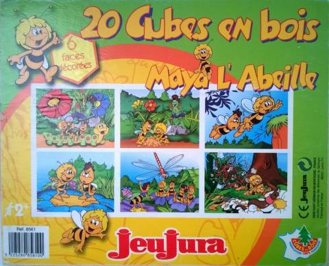 Varia (livres/magazines/divers) - Télévision -  - Maya l'Abeille - jeujura - 20 cubes en bois 6 faces décorées