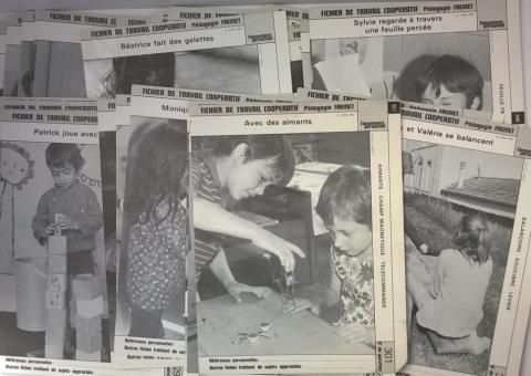Varia (livres/magazines/divers) - Matériel scolaire -  - Pédagogie Freinet- fichier de travail coopératif - 100 expériences fondamentales (301-400) - maternelle-CP-CE1 - 1974