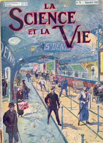 Varia (livres/magazines/divers) - Sciences et techniques -  - La Science et la Vie n° 75 - septembre 1923 - Le trottoir roulant